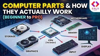 How Computer Works? (Input, Output, CPU, RAM) Full Explanation