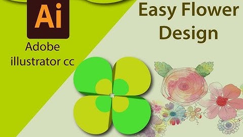 How To Draw a Flower Vector Art Super Easy Techniques For Beginners   Adobe Illustrator Tutorials