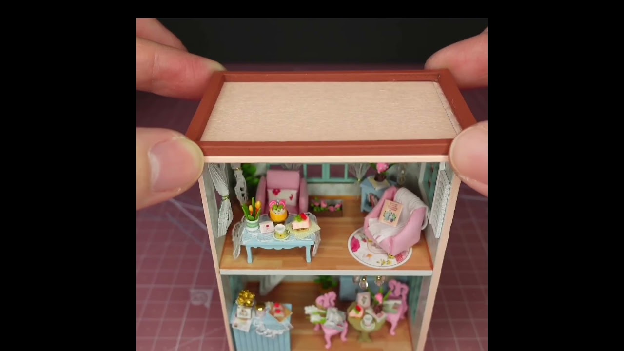 Dessert Shop DIY Miniature Dollhouse Crafts
