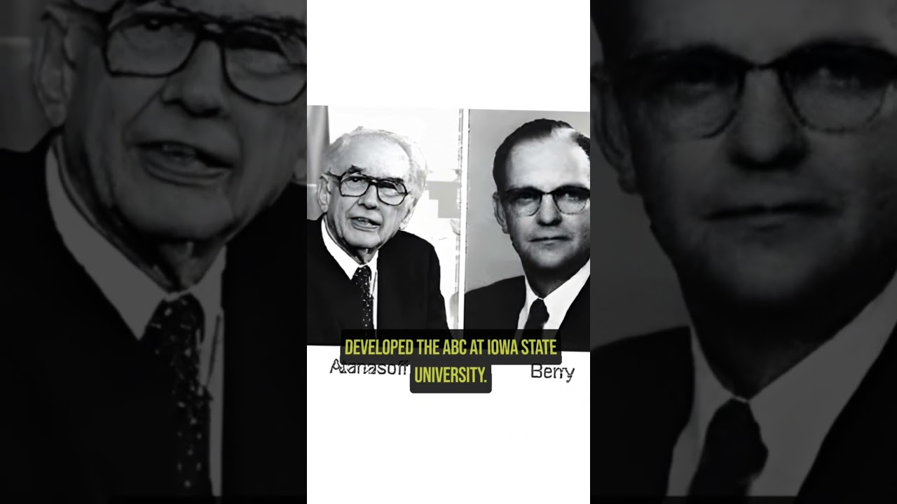 The First Electronic Computer Ever Made: The Atanasoff-Berry Computer #shorts #history #computer