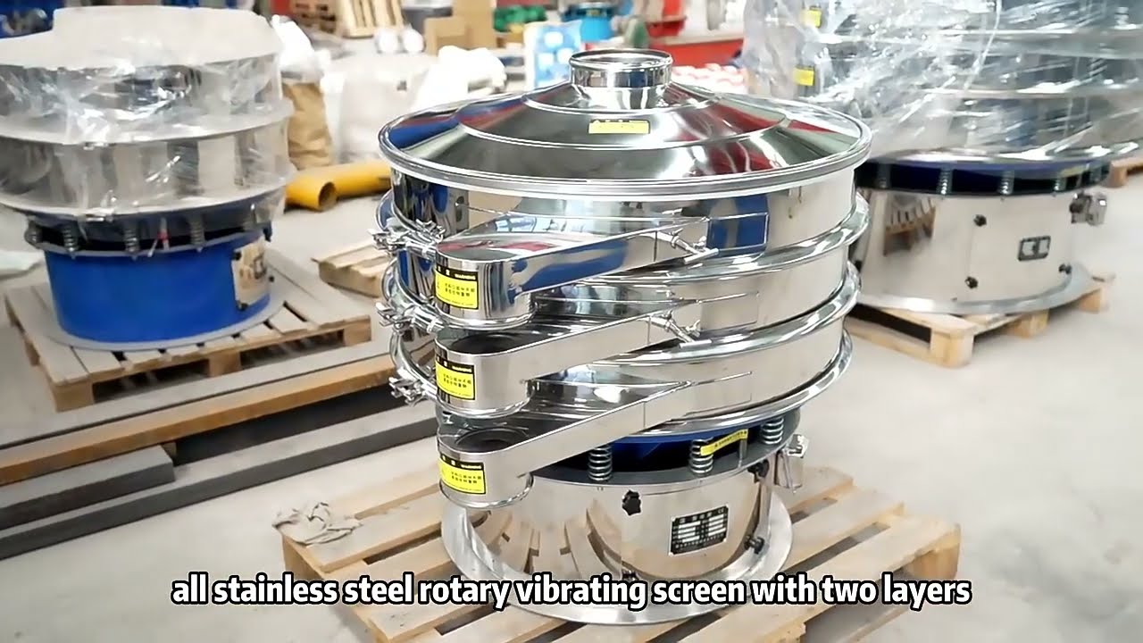 SS304 Two Decks Circle Vibrating Sieve
