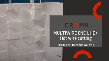 Hot Wire CNC Foam Cutting machine - UHD 4 Wires by CROMA