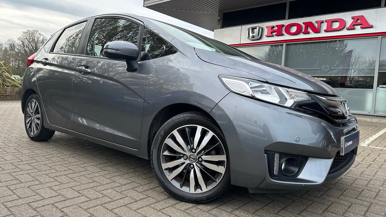 Honda Jazz 1.3 EX Navi Grey 2017 (67) - YouTube
