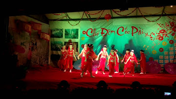 Tiết mục múa hay trong chợ đêm Cốc Pài