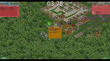 OpenRCT2 speedrun - Sherwood Forest in 10.42 seconds