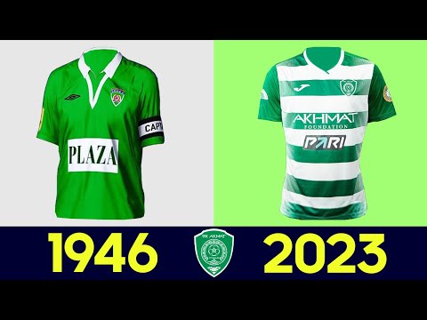 ⚽ История (Эволюция) Формы Футбольного Клуба Ахмат (Терек) Грозный | Все Футболки Ахмат Грозный ⚽