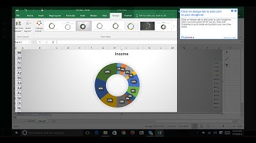 Learn how to draw a doughnut chart in Excel 2016