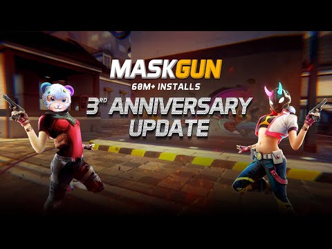 What's New in MaskGun? Introducing 1v1 Mode + New Agents & Skins in 3rd Anniversary Update