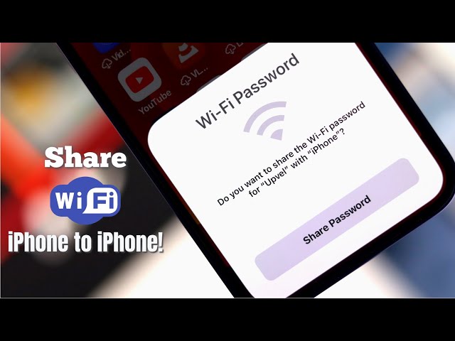 How to Share Wi-Fi Password from iPhone to iPhone!! class=