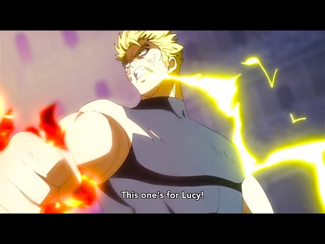 フェアリーテイル ll Laxus uses the power of Lightning dragon, ラクサスはライトニングドラゴンの力を使う class=