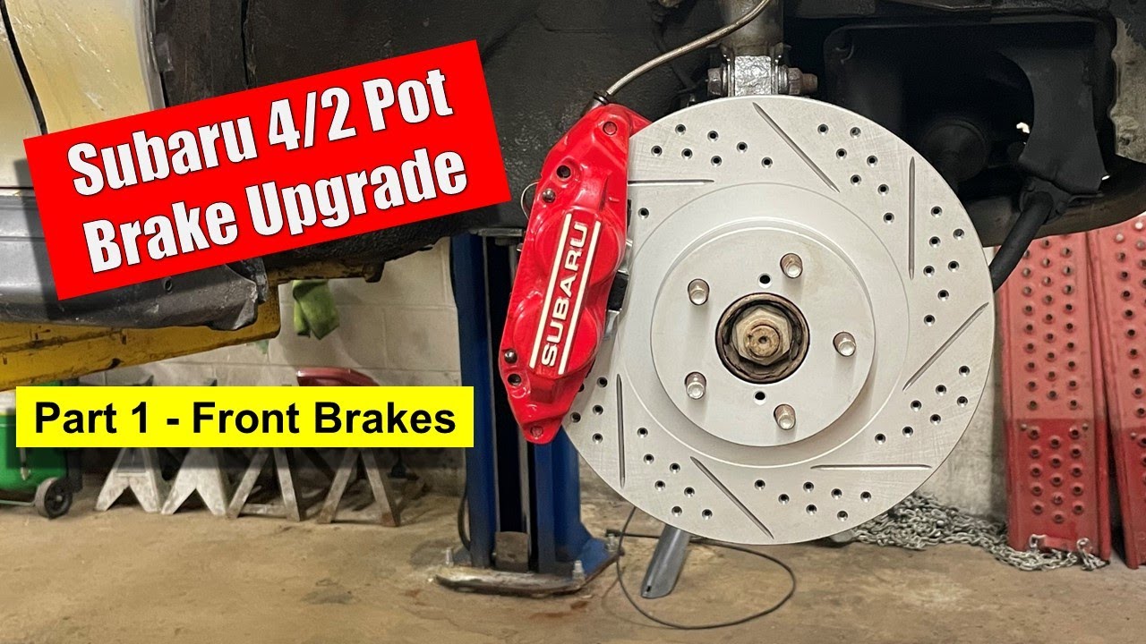 1999 Subaru Impreza 2.5RS Gets 4 Pot Brakes (Part 1 - Front Brakes 