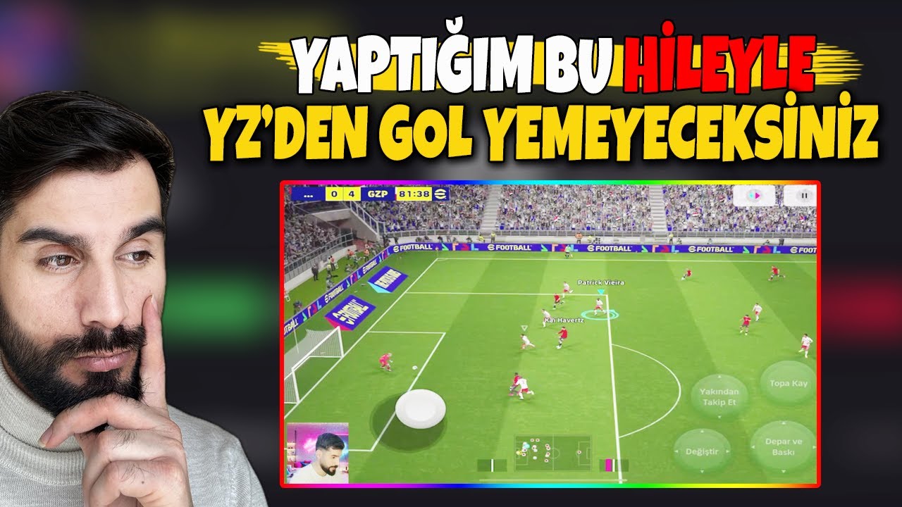 YAPAY ZEKA İLE KLASMAN OYNAYANLAR BURAYA!!! eFOOTBALL 2025 MOBİLE
