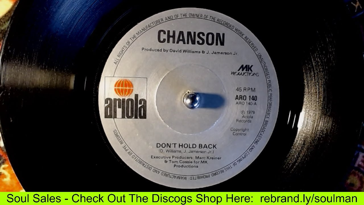 Sales - Chanson Don't Hold Back - YouTube