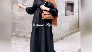 تنسيقات ربيعية بالفستان الاسود    Spring hijab outfits with black dress