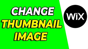 How to Change Thumbnail Image on Wix Website - Simple