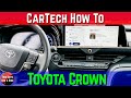 Toyota crown  the ultimate infotainment screen user guide everything you need to know