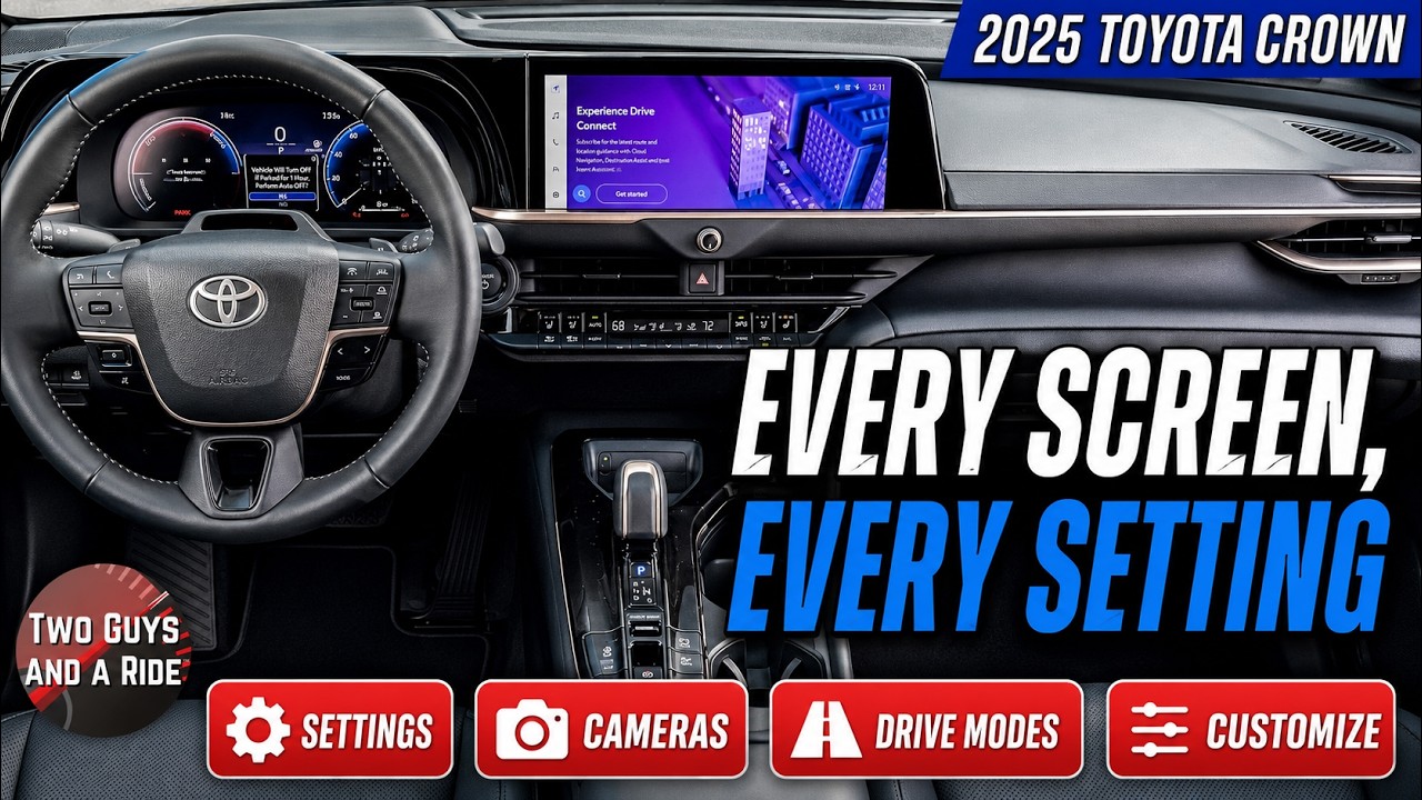 Mastering Your Toyota Crown: The Ultimate User Guide for Screens