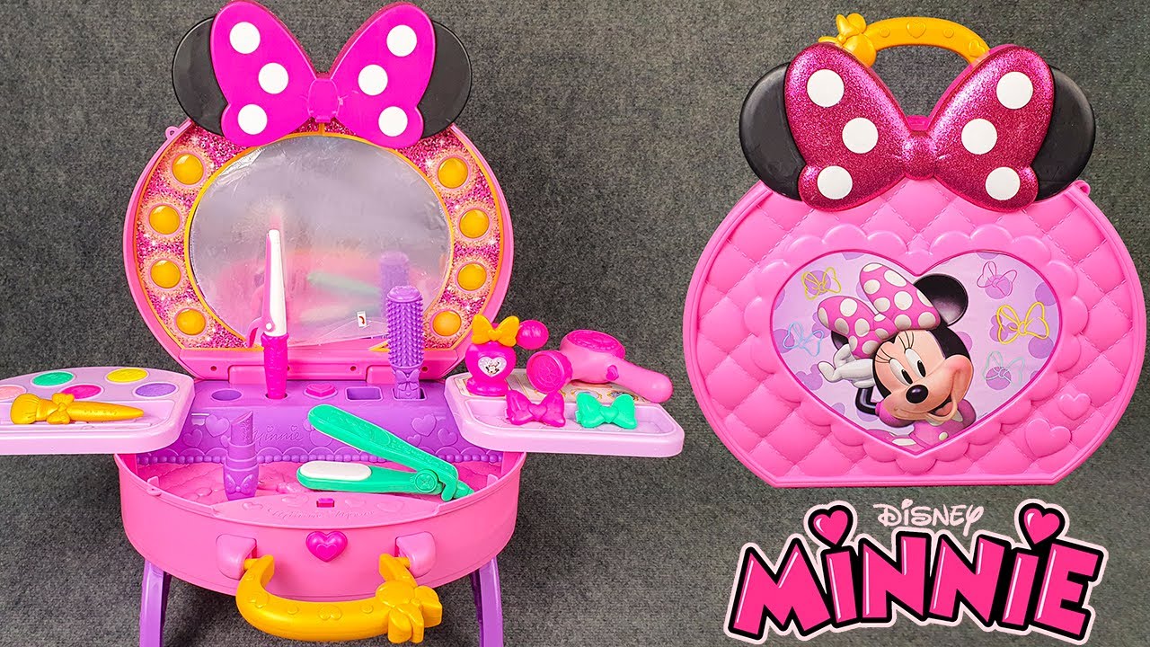 55 Minutes Satisfying with Unboxing Disney Minnie Mouse Kitchen Play  Cooking Set