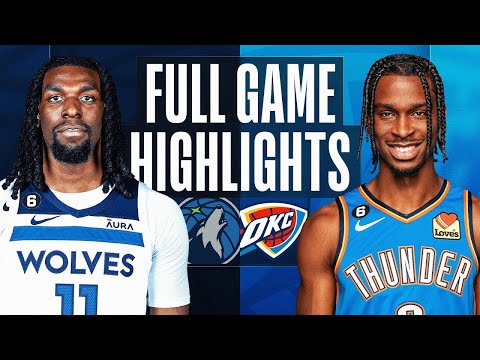 Thunder vs Timberwolves Full Game Highlights |Dec 16| NBA Regular Season 2022-23