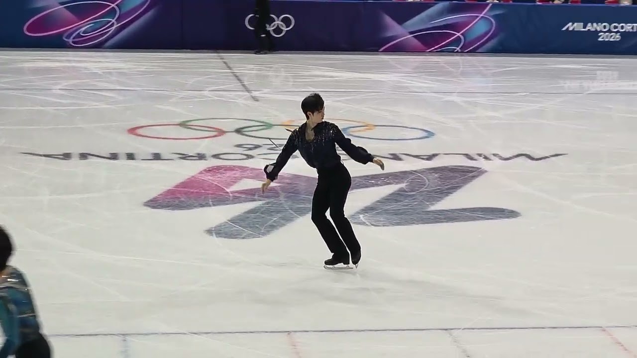 20260207 차준환 Junhwan Cha 단체전 1그룹 웜업 앞부분