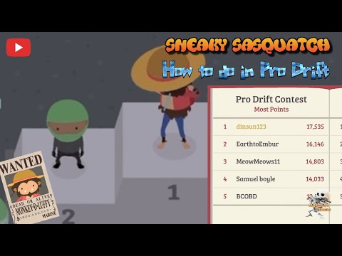 Sneaky Sasquatch Record - How to do a good Pro Drift Run [Apple Arcade]