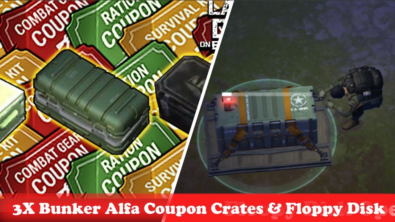 Opening X Bunker Alfa All Coupon Crates Floppy Disk Last Day On