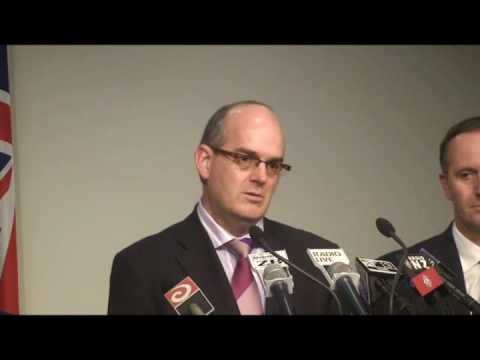 Health Minister Tony Ryall on swine flu outbreak
