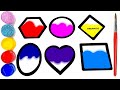 Learn to draw and write shapes& alphabet for kids&Toddlersl2d shapes educational learningvideo,abc