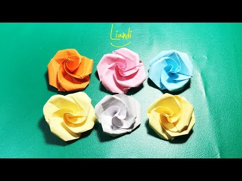 Video: Cách Làm Một Bông Hồng Origami