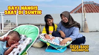 DEDE BAYI NGOMPOL SAAT BERJEMUR | IBU DI PIPISIN DEDE BAYI