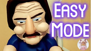 BEN JANITOR REVENGE (FIRST PERSON OBBY!) EASY MODE Roblox Gameplay Walkthrough No Death 4K