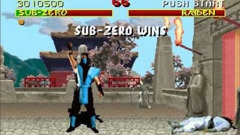 Mortal Kombat CD-ROM Version Very Hard Playthrough Sub-Zero