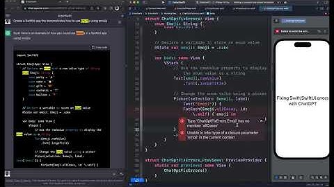 Use ChatGPT to Fix Errors in Your Swift/SwiftUI Code
