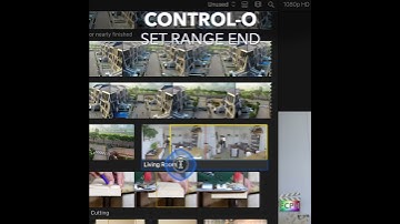 Final Cut Pro Shortcut | Control-O | Set Range End