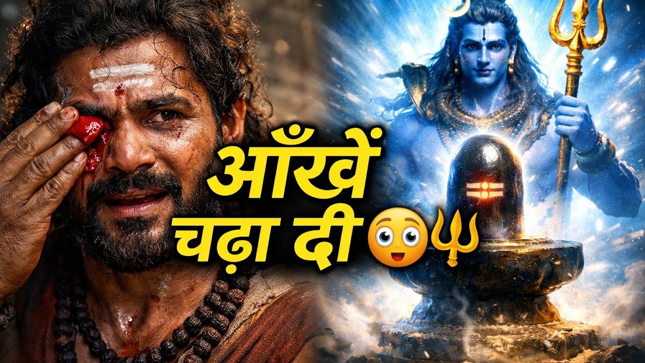 शिव भक्त कन्नप्पा की सच्ची भक्ति | 3D Animated Mythology Story Hindi