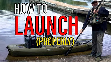 How To Launch a Fishing Kayak