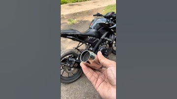 DB Killer  in bike exhaust to reduce sound i#catalyticconverter  #exhaust #brakebooster #mt