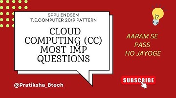 CC Most IMP Questions Endsem 2019 Pattern #exam #endsem #engineering #latest #sppu #computer