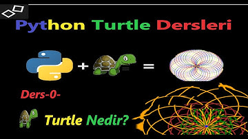 Python Turtle Dersleri  -0-  Turtle Nedir?