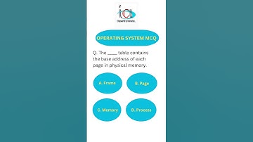Operating System MCQ #operatingsysteminhindi #operatingsystemkyahai #operatingsystem #htet #paging