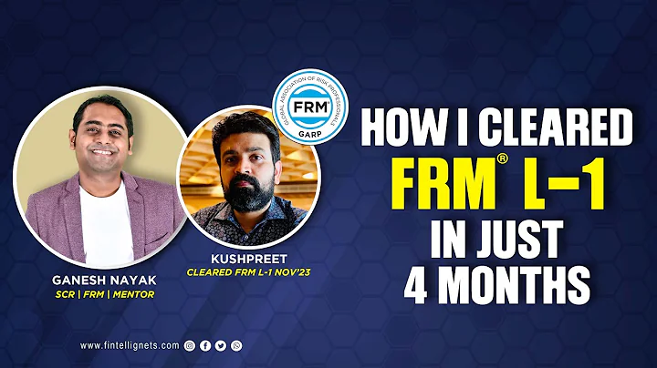 How I Cracked FRM Level 1 in Just 4 Months | Study Tips & Strategies | FRM L1