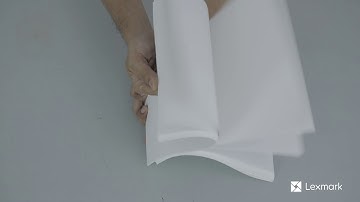 Lexmark C6160 - Loading the tray for one sided printing