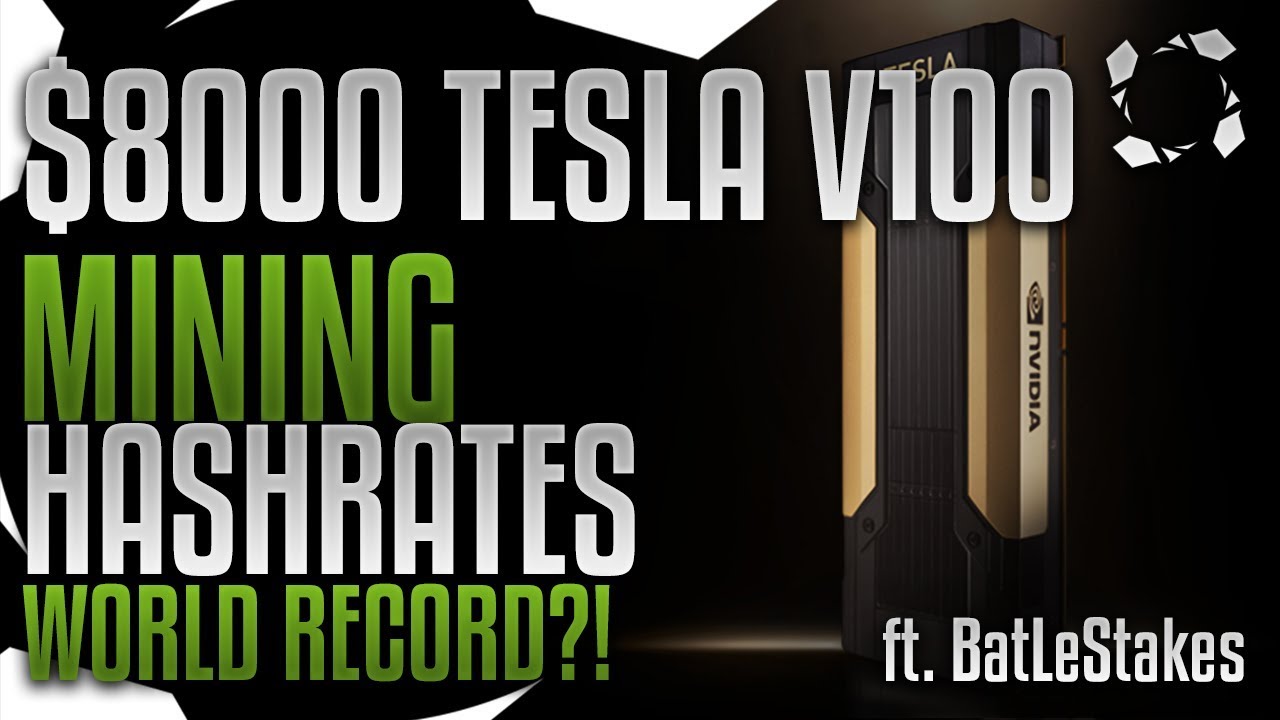 NVidia NVLink Tesla V100 16GB HBM2 Crypto Mining Benchmarks, WORLD RECORD!