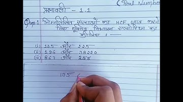 Class 10th Exercise 1.1 ( Q1) | Chapter 1 Real Numbers | Euclid