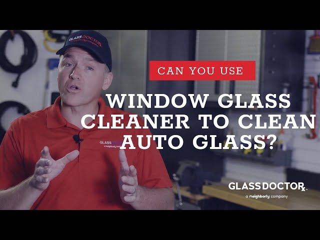 Can You Use Glass Cleaner on Car Windows? - S&K Services