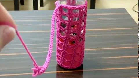 Crochet Water Bottle Holder - Step-by-Step Tutorial