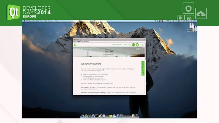 QTDD14 - QtWebEngine: learning to walk - Pierre Rossi, The Qt Company