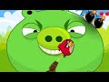 Angry Birds Cannon Collection - BLAST HUGE BOSS PIGGIES BY EXPLODING BOMB!