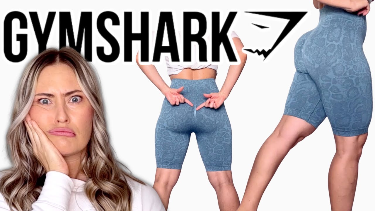 NEW GYMSHARK SHORT TRY ON REVIEW / ADAPT ANIMAL SEAMLESS CYCLING