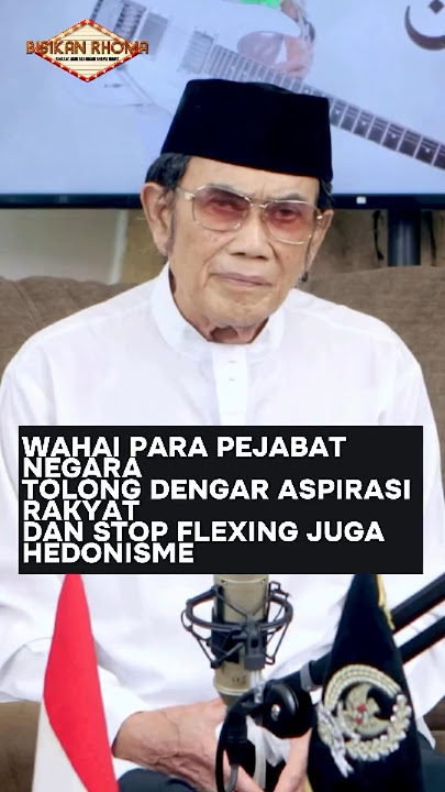 H. Rhoma Irama's Message to the Government